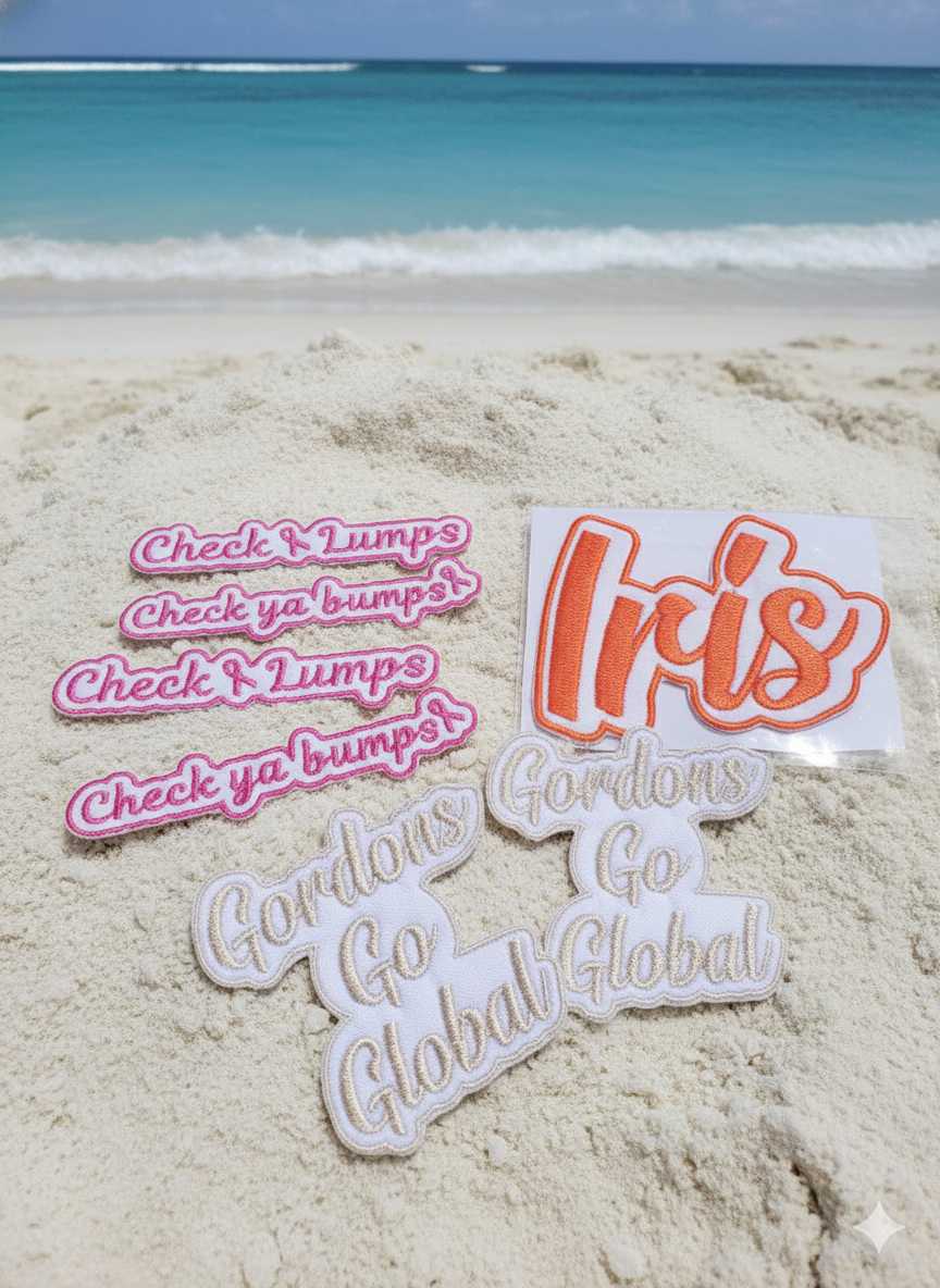 Custom Embroidered Name Patch – Personalized Text Patches | Colorful Name Patch Iron-On or Sew-On | For Clothes, Uniforms, Bags