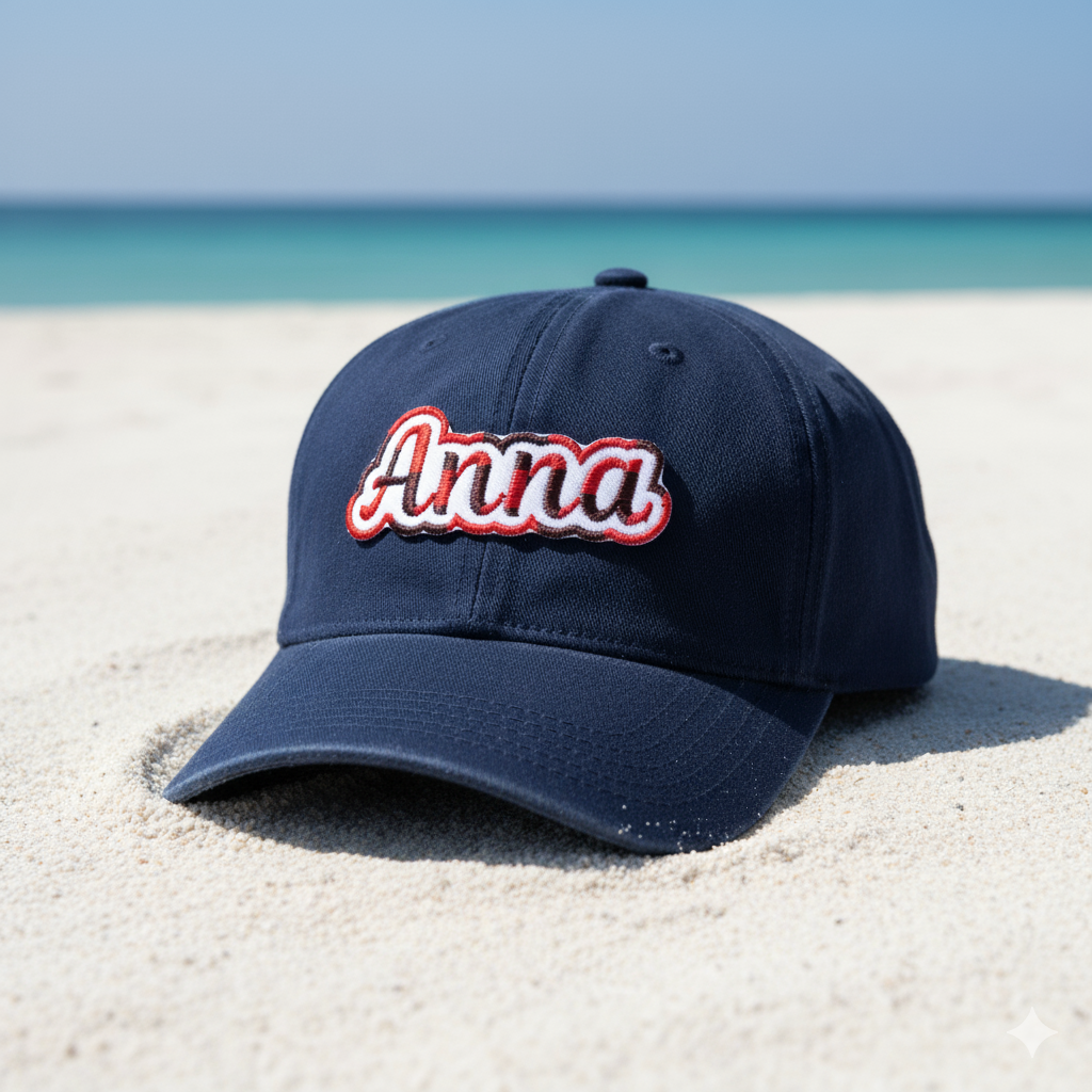 Custom Variegated Embroidered Name Patch – Personalized Text Patches | Colorful Name Patch Iron-On or Sew-On | For Clothes, Uniforms, Bags