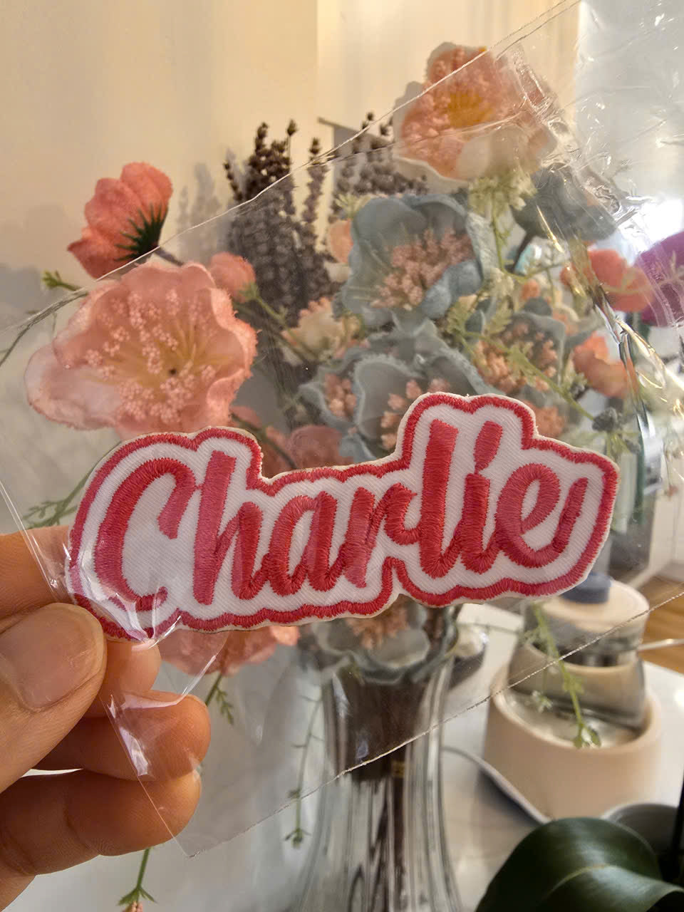 Custom Embroidered Name Patch – Personalized Text Patches | Colorful Name Patch Iron-On or Sew-On | For Clothes, Uniforms, Bags